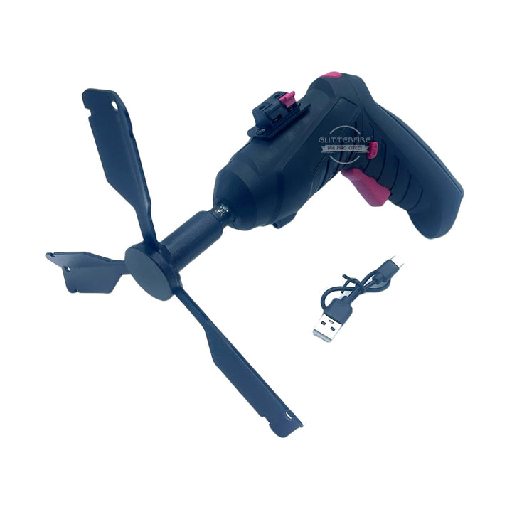 GL007 3 Shots Mini Handheld Cold Flame Dual-Purpose Windmill Spark Fountain Shooter Wedding Fireworks Firing System Cold Pyro Machine