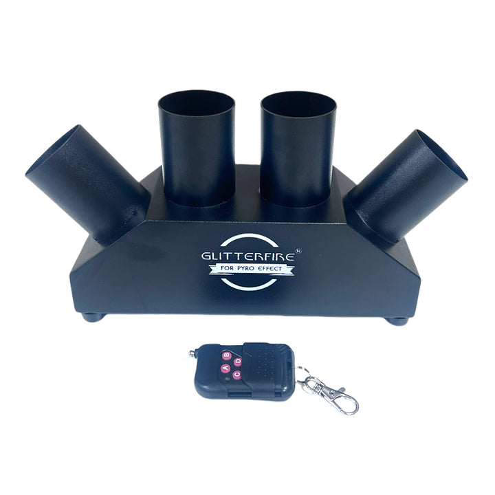4 Channel fan shape remote control cold fountain fireworks firing system