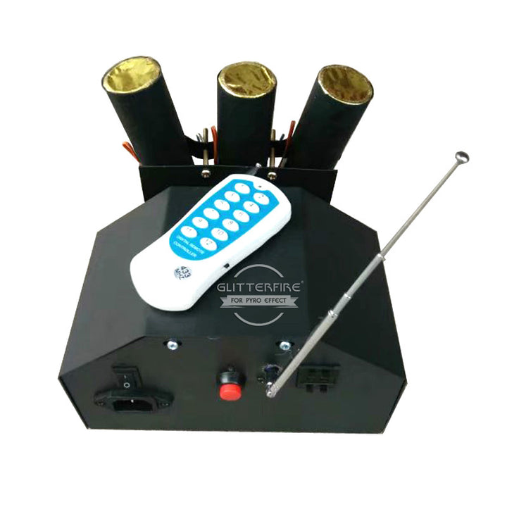 ELT03R Wireless remote control 3 Channel swing cold fountain fireworks stage effect machine