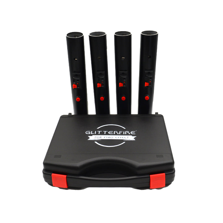 ET01-4 4pcs/pack with plastic box hand hold pyro ignition shooter for stage cold fountain fireworks