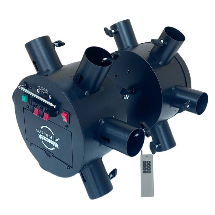 ELT02R-B (GL004) Ship from Russia warehouse Big round double wheel spinning rotate fountain fireworks firing system