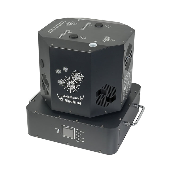 HD02 Double Head Rotate Spark Machine 1300W Cold Spark Fountain Machine