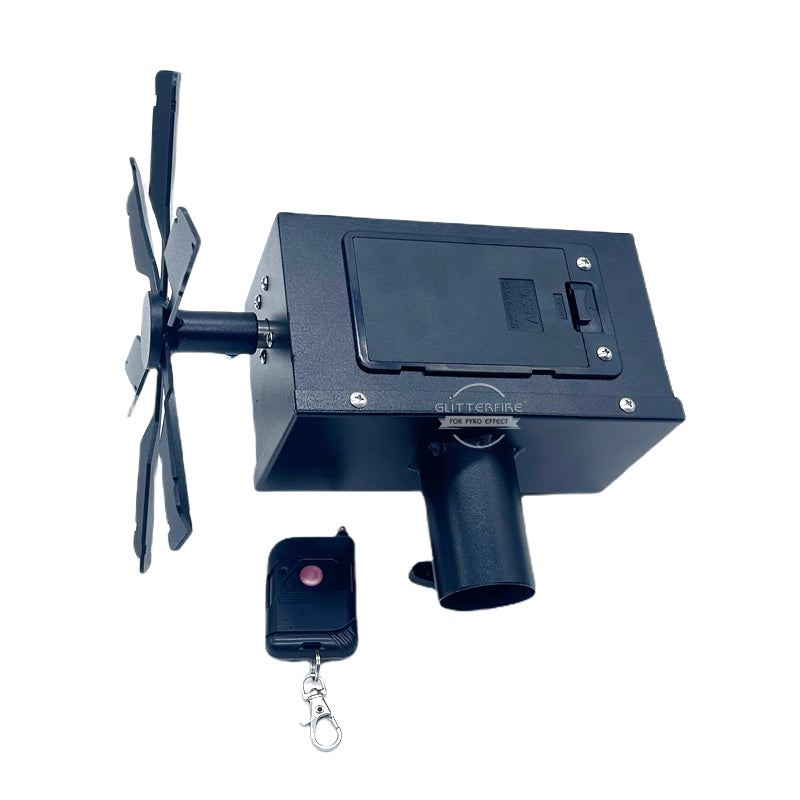 Upgraded Single Wheel Windmill Rotating 6 Channel Cold Fountain Firewo ...